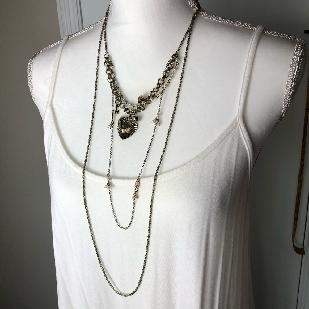 Gold Colored Fashion Necklace